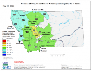 Spring Snowpack in Montana