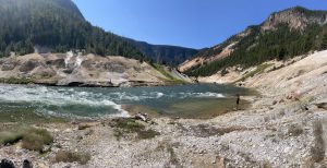 Yellowstone River in Yellowstone National Park