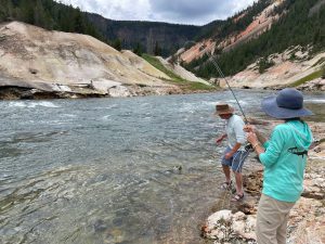 Yellowstone River in Yellowstone National Park