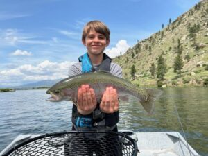 Missouri River jet boat trip land of giants Montana fly fishing