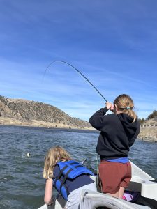 Hooked up on the Madison River Montana