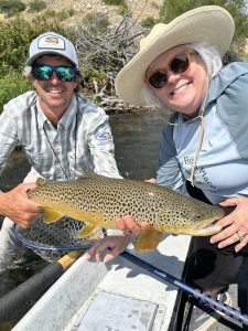 Fly fishing guide trip on the Madison River in Montana