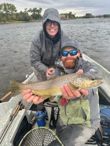 Happy trout on the fly client